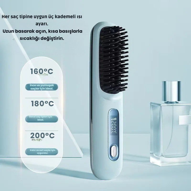 NoveaLuxe™ Taşınabilir Düzleştirici Tarak