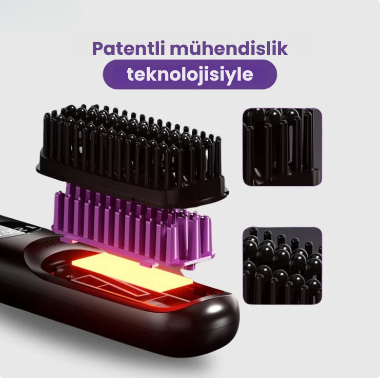 NoveaLuxe™ Taşınabilir Düzleştirici Tarak