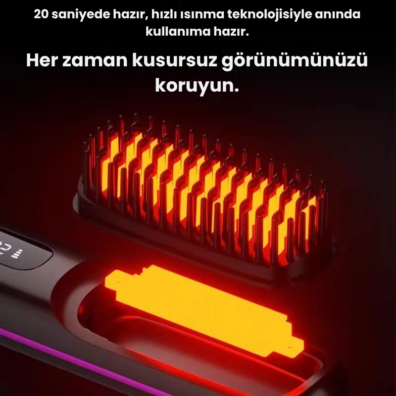 NoveaLuxe™ Taşınabilir Düzleştirici Tarak